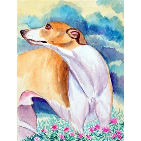 CAROLINES TREASURES 11 x 15 in. Whippet Garden Size Flag 7220GF